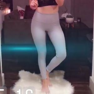 VICTORIA SPORT-gray knockout leggings